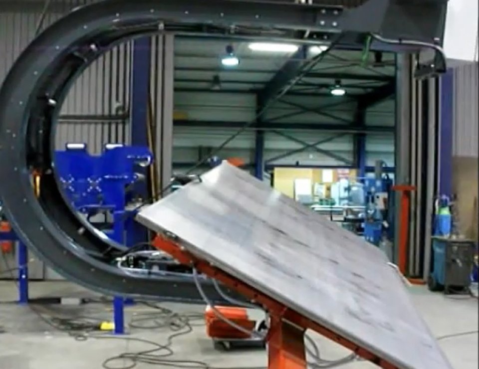 Palonnier retourneur de tôles Serema